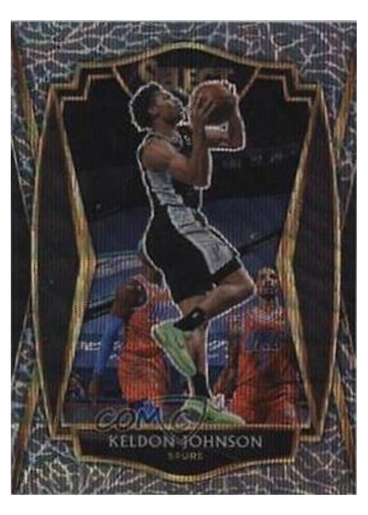 2020-21 Panini Select Base Set Keldon Johnson #148 card