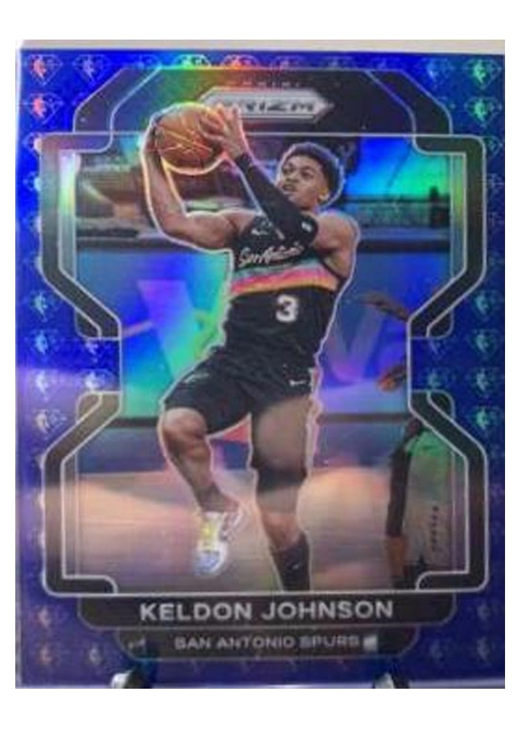 2021-22 Panini Prizm Base Set Keldon Johnson #210 card