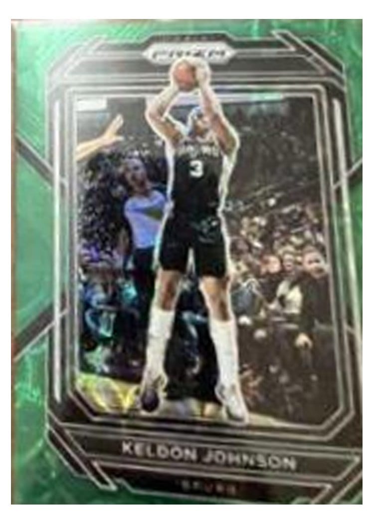 2021-22 Panini Prizm Base Set Keldon Johnson #210 card