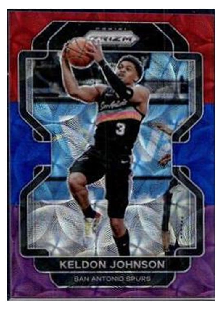 2021-22 Panini Prizm Base Set Keldon Johnson #210 card