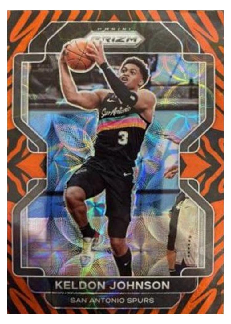 2021-22 Panini Prizm Base Set Keldon Johnson #210 card