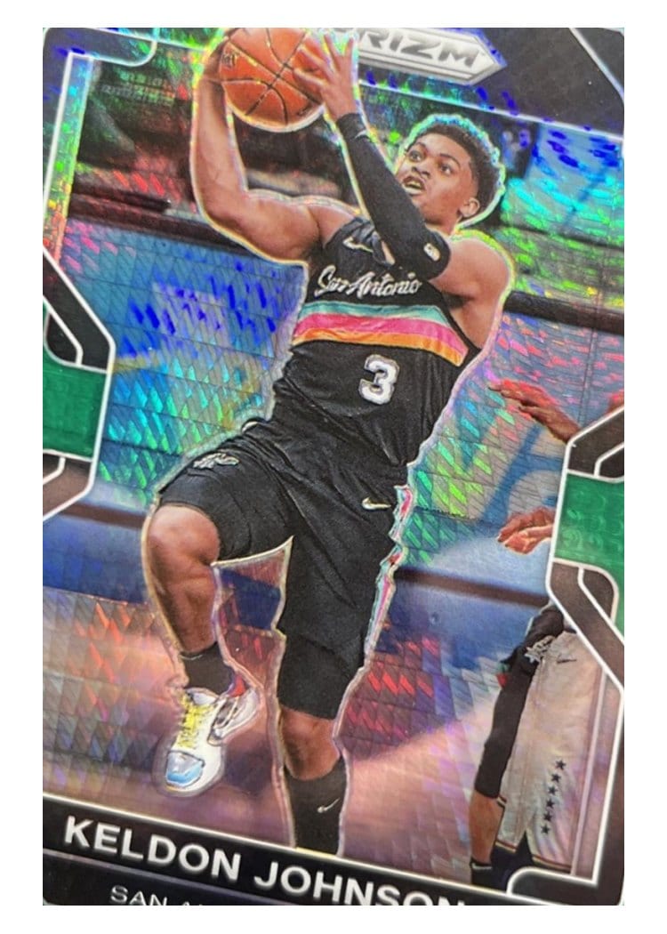 2021-22 Panini Prizm Base Set Keldon Johnson #210 card
