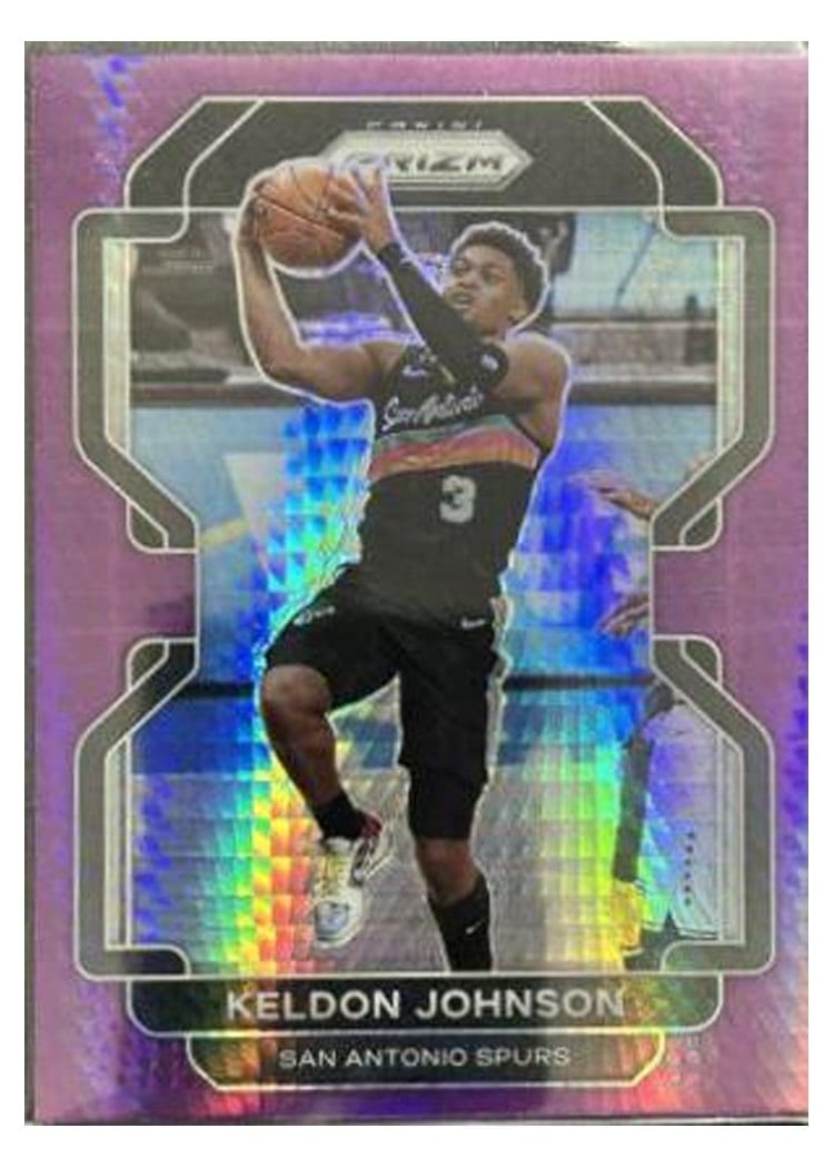 2021-22 Panini Prizm Base Set Keldon Johnson #210 card
