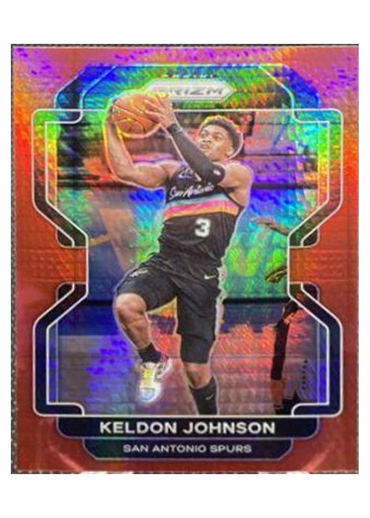 2021-22 Panini Prizm Base Set Keldon Johnson #210 card