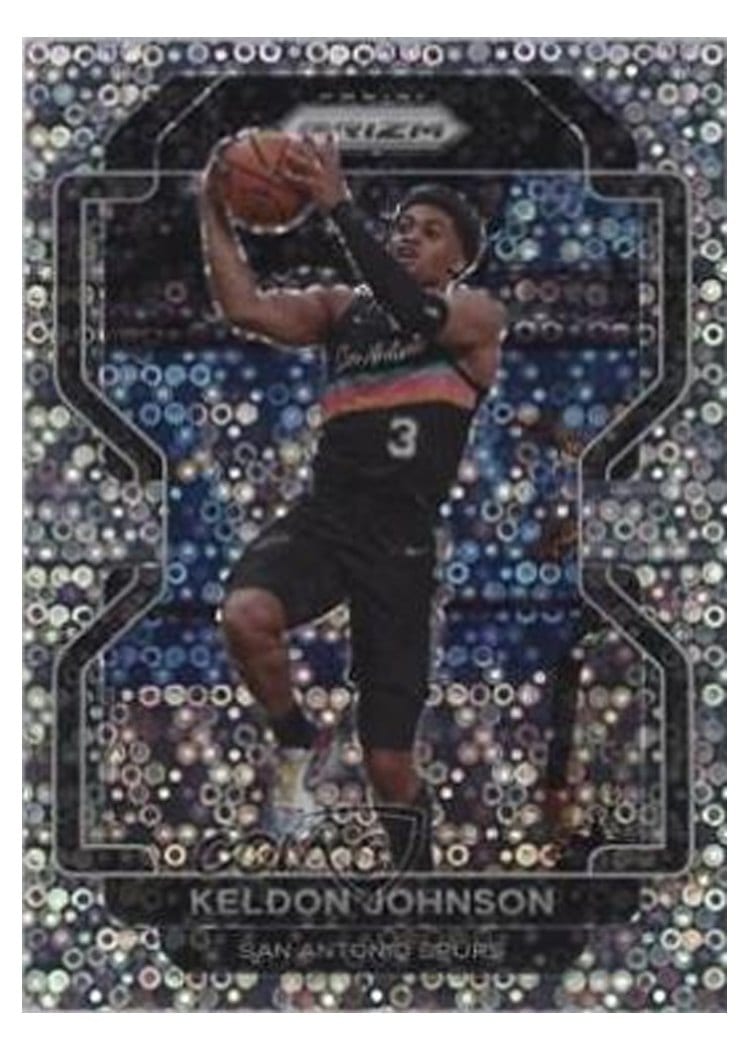 2021-22 Panini Prizm Base Set Keldon Johnson #210 card