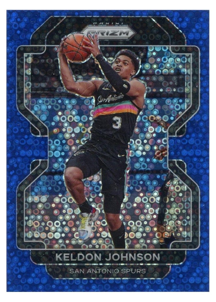 2021-22 Panini Prizm Base Set Keldon Johnson #210 card