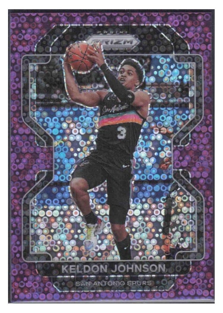 2021-22 Panini Prizm Base Set Keldon Johnson #210 card