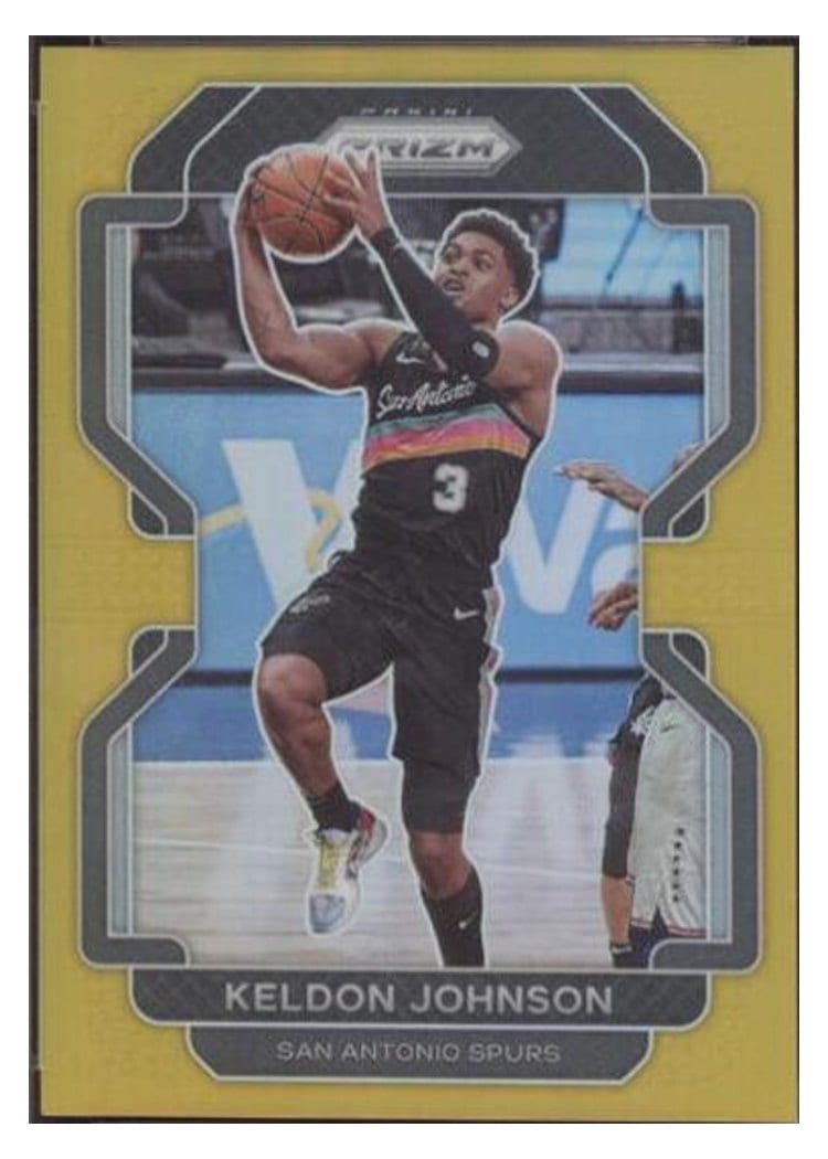 2021-22 Panini Prizm Base Set Keldon Johnson #210 card