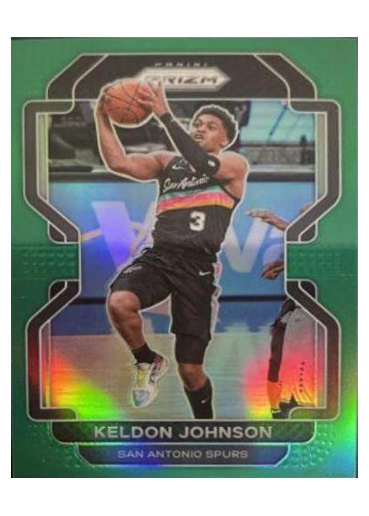 2021-22 Panini Prizm Base Set Keldon Johnson #210 card
