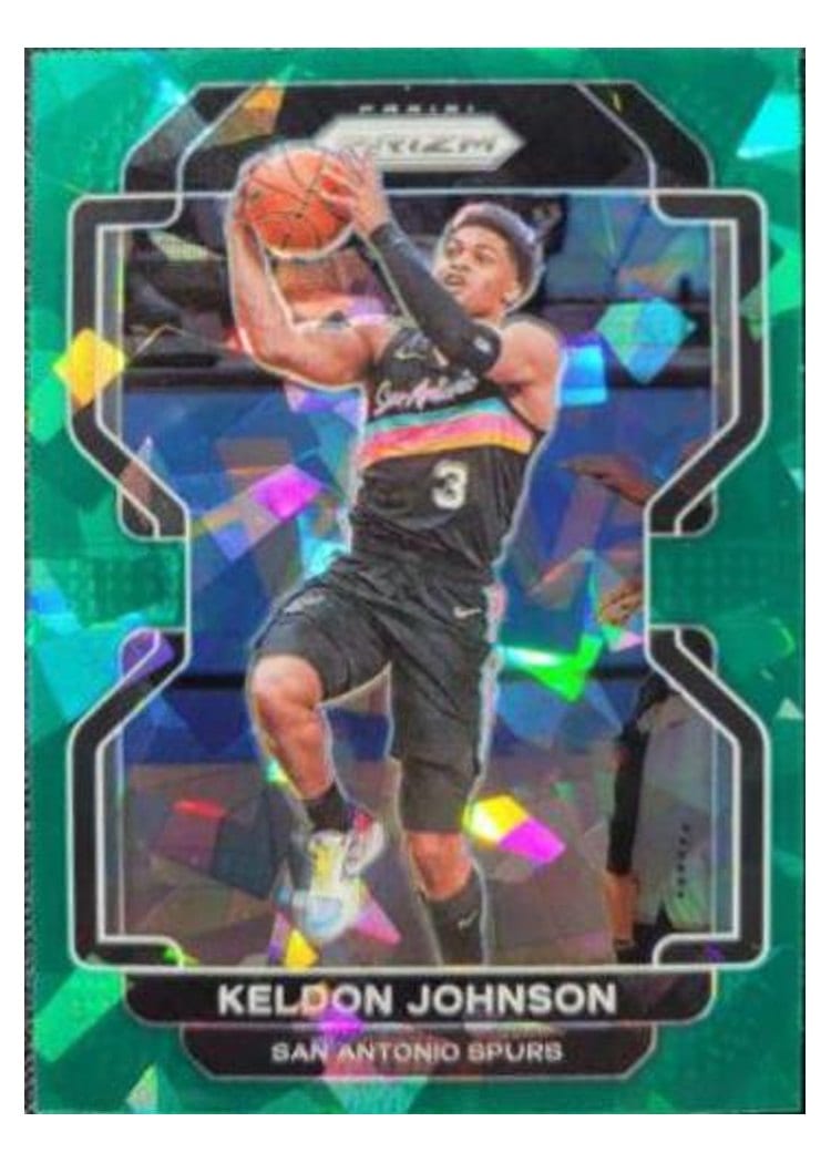 2021-22 Panini Prizm Base Set Keldon Johnson #210 card
