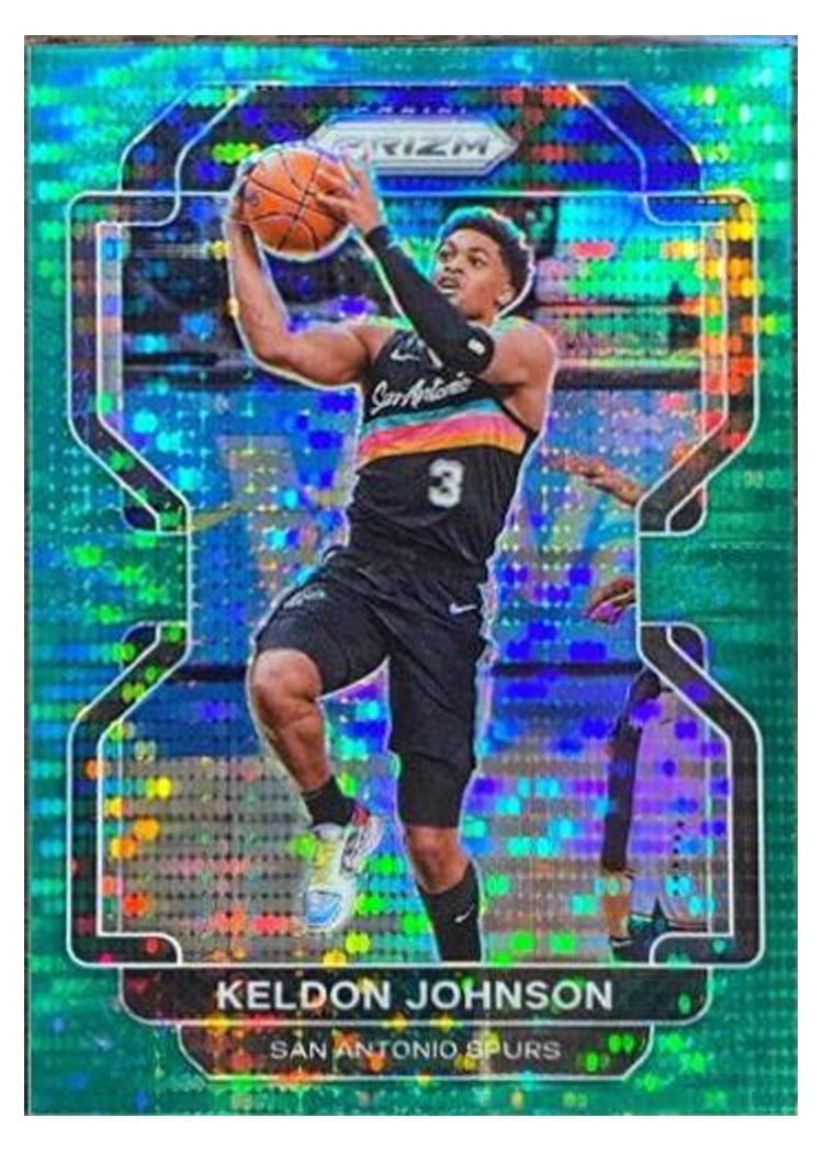 2021-22 Panini Prizm Base Set Keldon Johnson #210 card