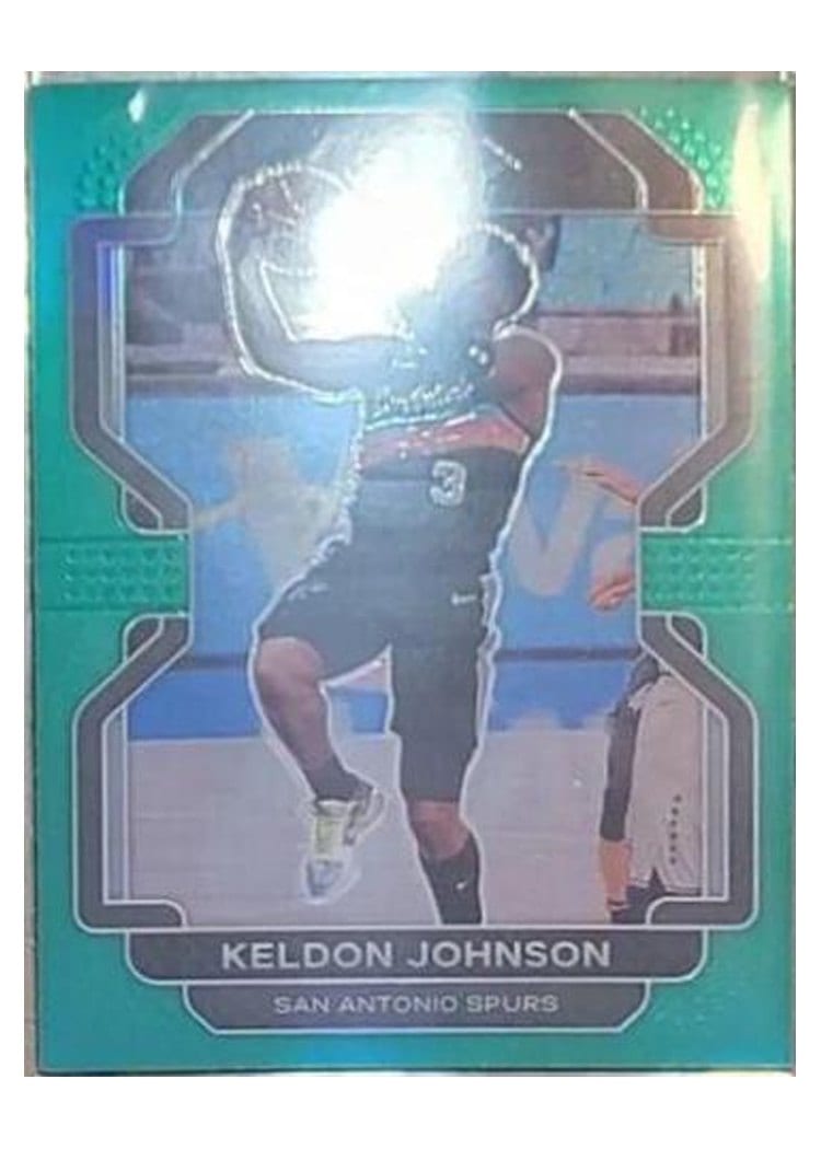 2021-22 Panini Prizm Base Set Keldon Johnson #210 card