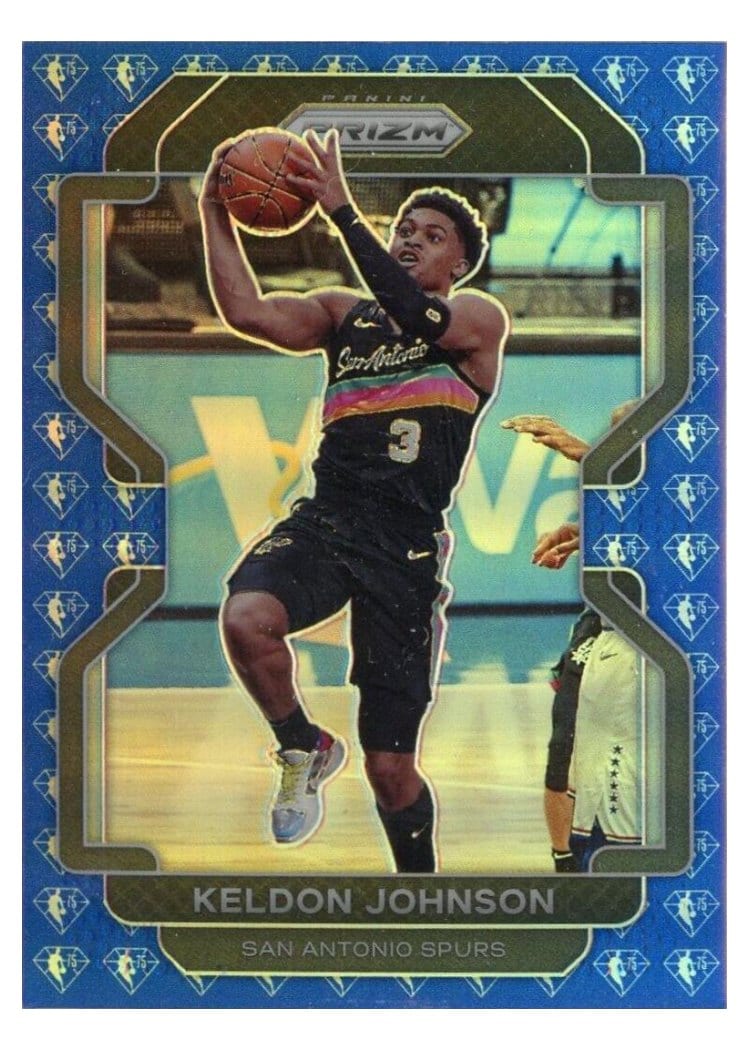 2021-22 Panini Prizm Base Set Keldon Johnson #210 card