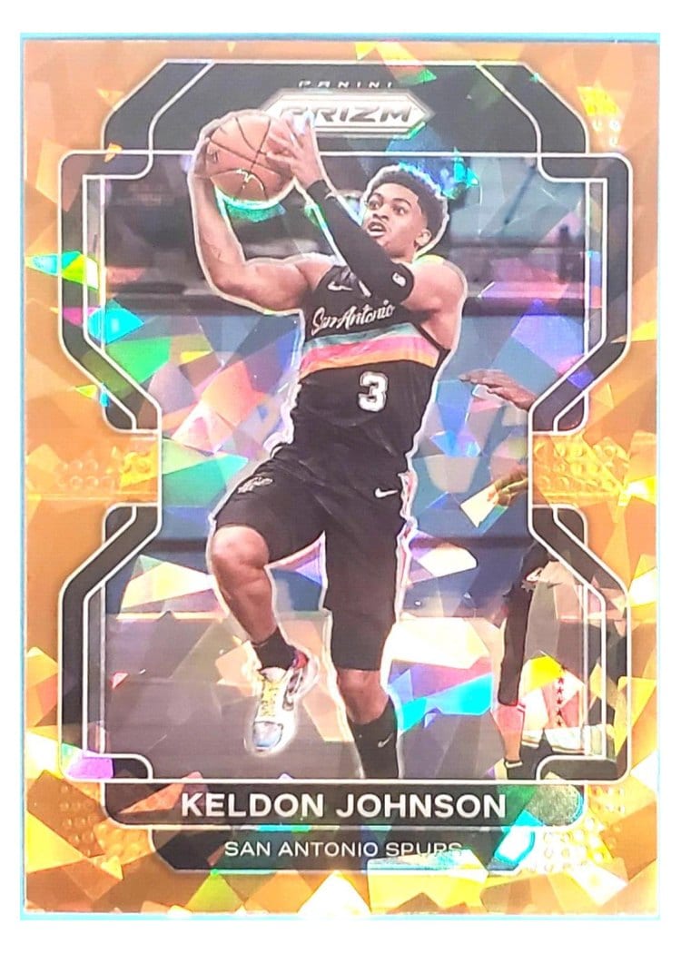 2021-22 Panini Prizm Base Set Keldon Johnson #210 card