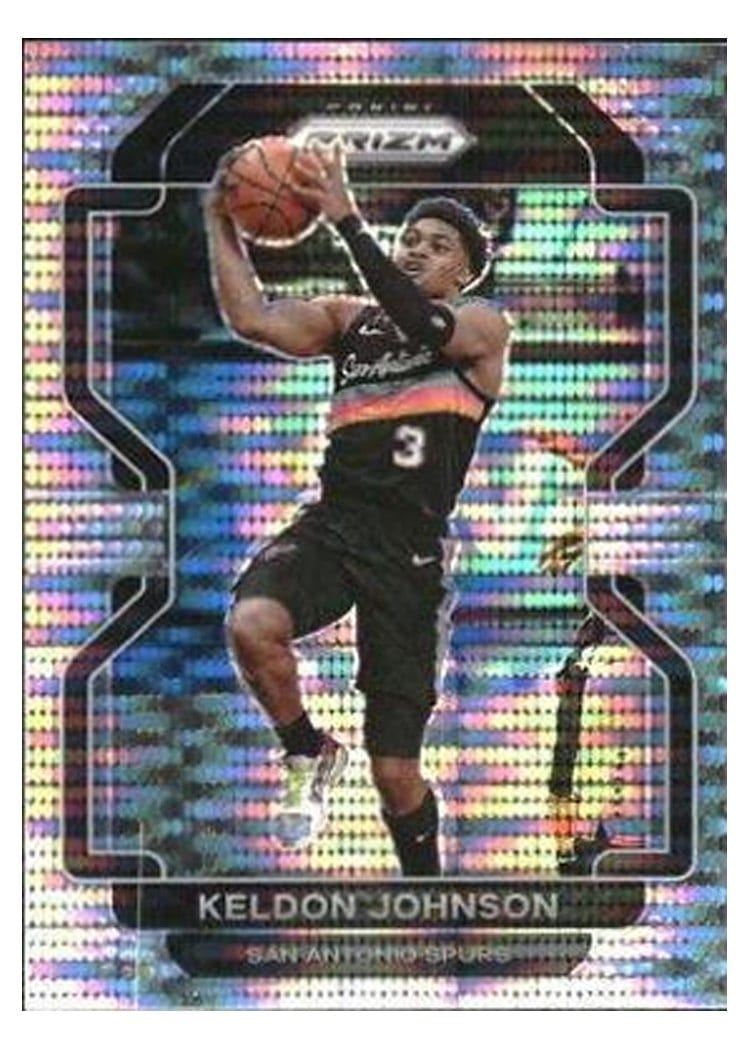 2021-22 Panini Prizm Base Set Keldon Johnson #210 card