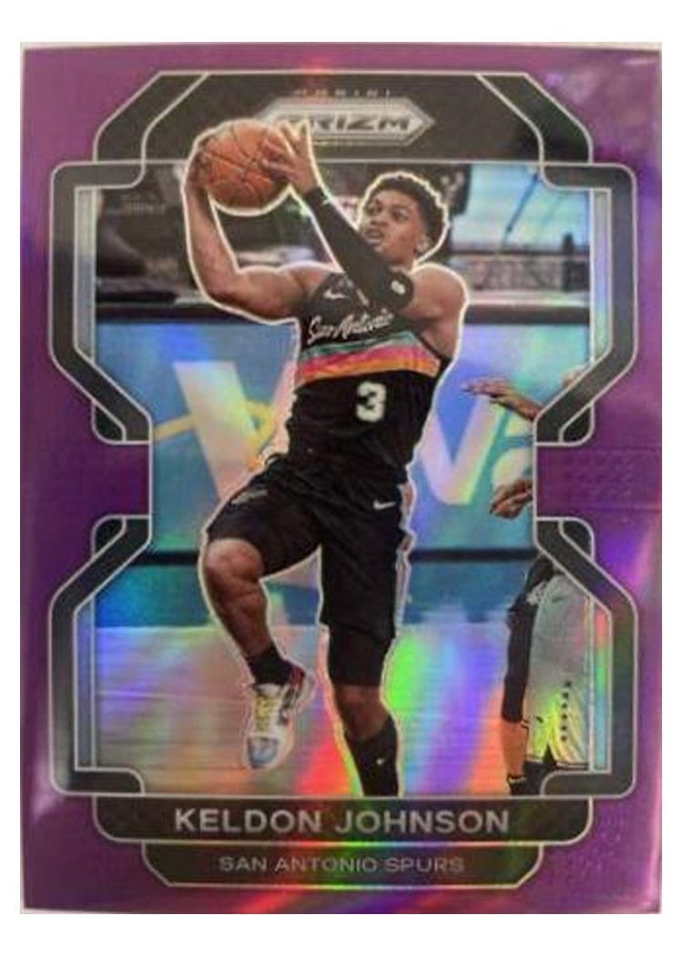 2021-22 Panini Prizm Base Set Keldon Johnson #210 card