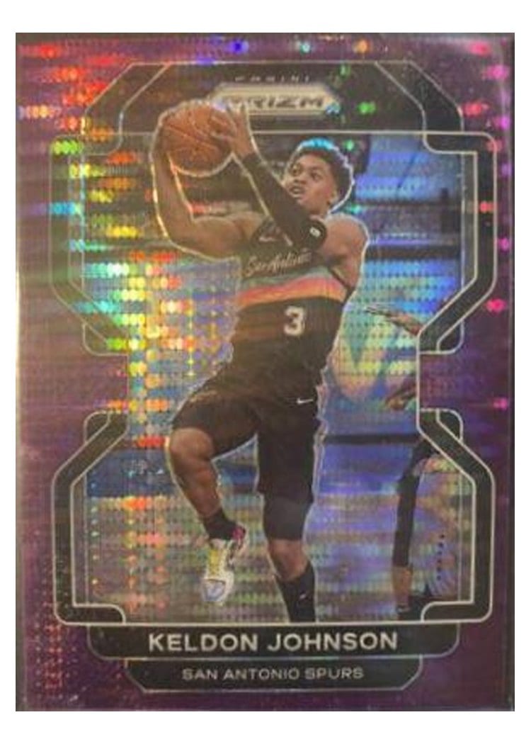 2021-22 Panini Prizm Base Set Keldon Johnson #210 card