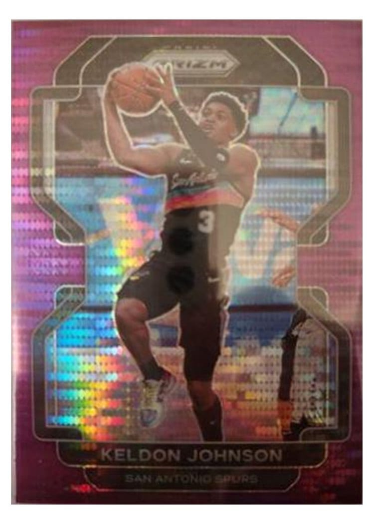 2021-22 Panini Prizm Base Set Keldon Johnson #210 card
