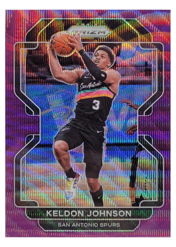 2021-22 Panini Prizm Base Set Keldon Johnson #210 card