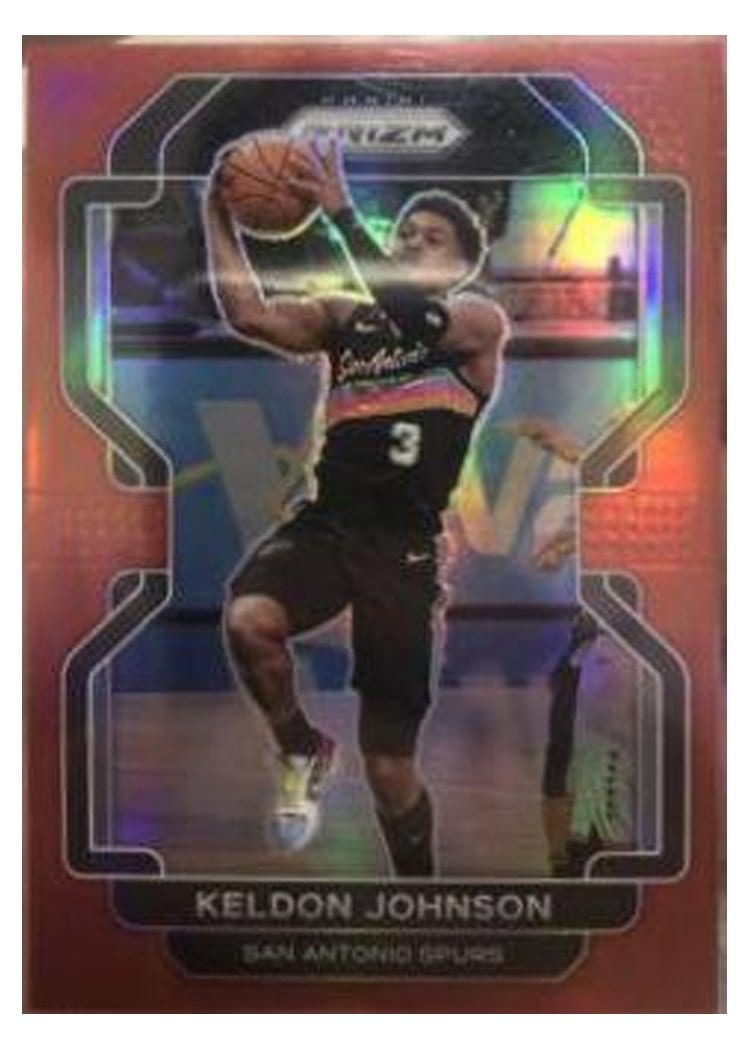 2021-22 Panini Prizm Base Set Keldon Johnson #210 card