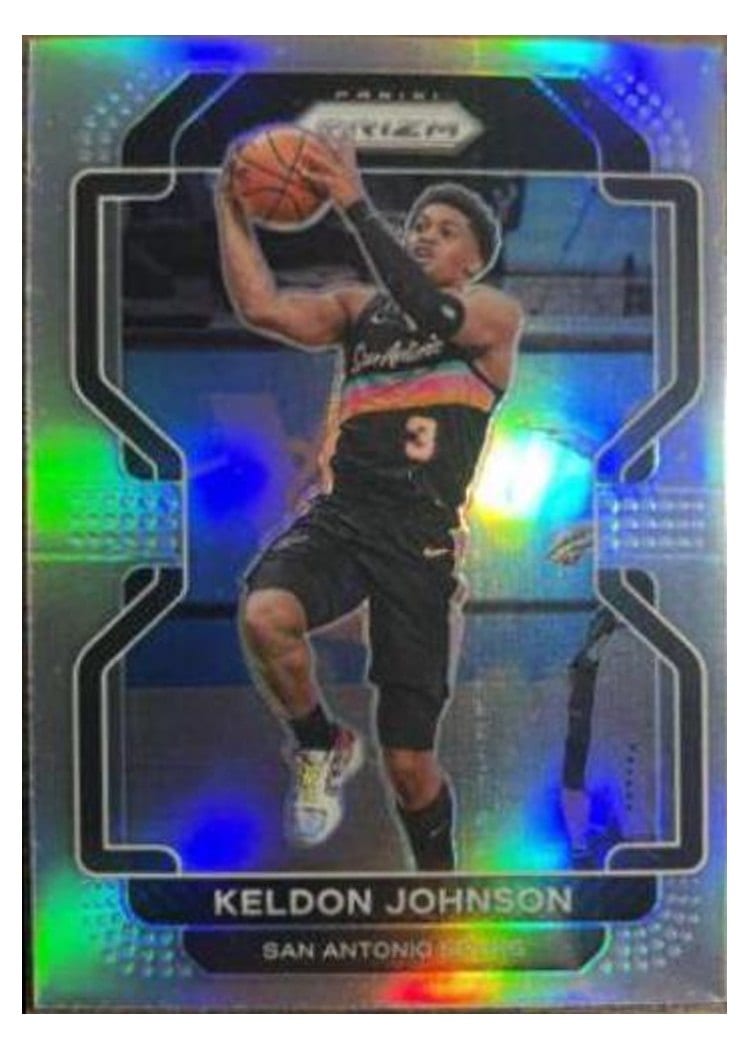 2021-22 Panini Prizm Base Set Keldon Johnson #210 card
