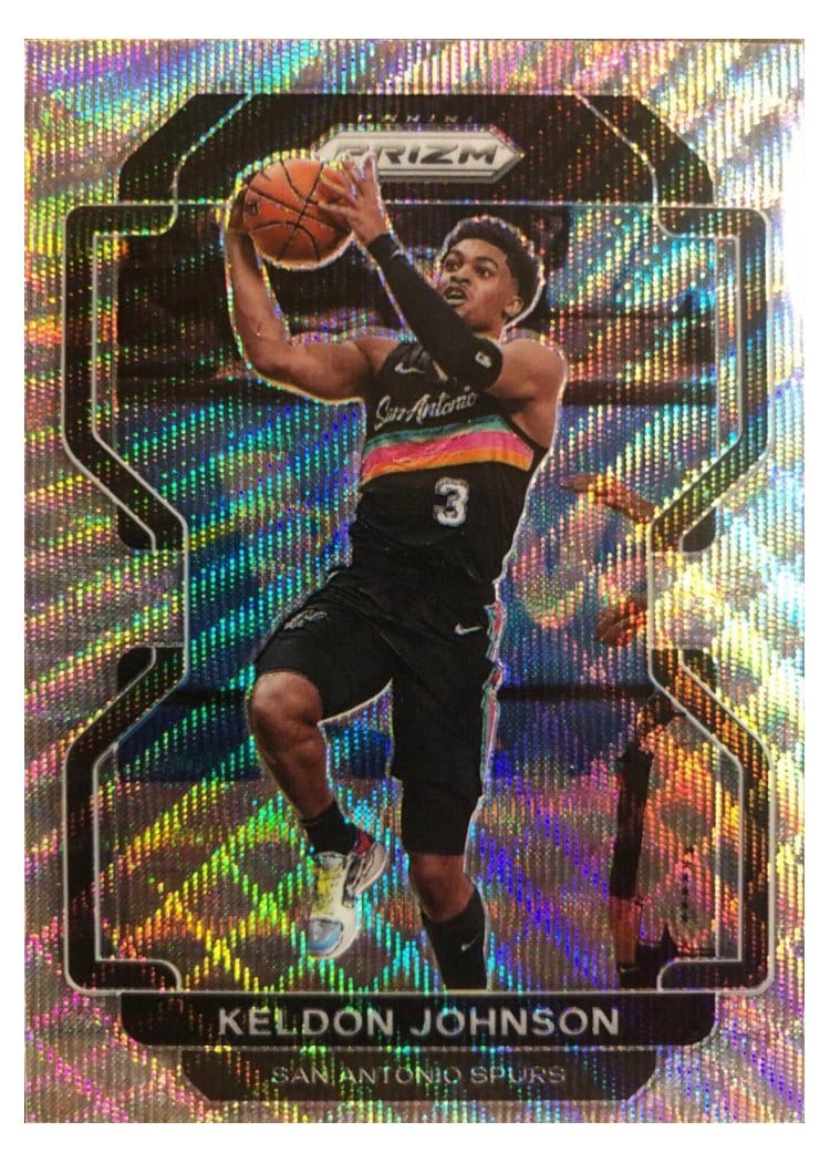 2021-22 Panini Prizm Base Set Keldon Johnson #210 card