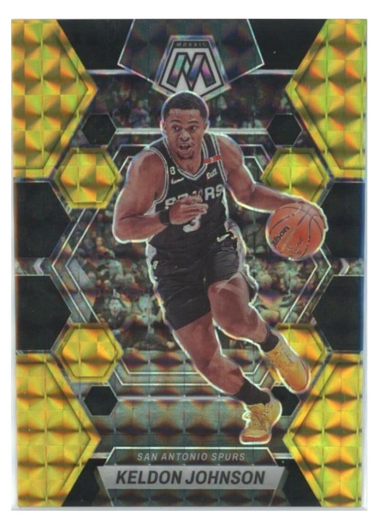 2022-23 Panini Mosaic Base Set Keldon Johnson #179 card