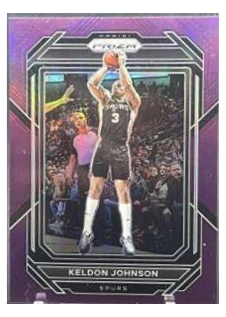 2022-23 Panini Prizm Base Set Keldon Johnson #211 card