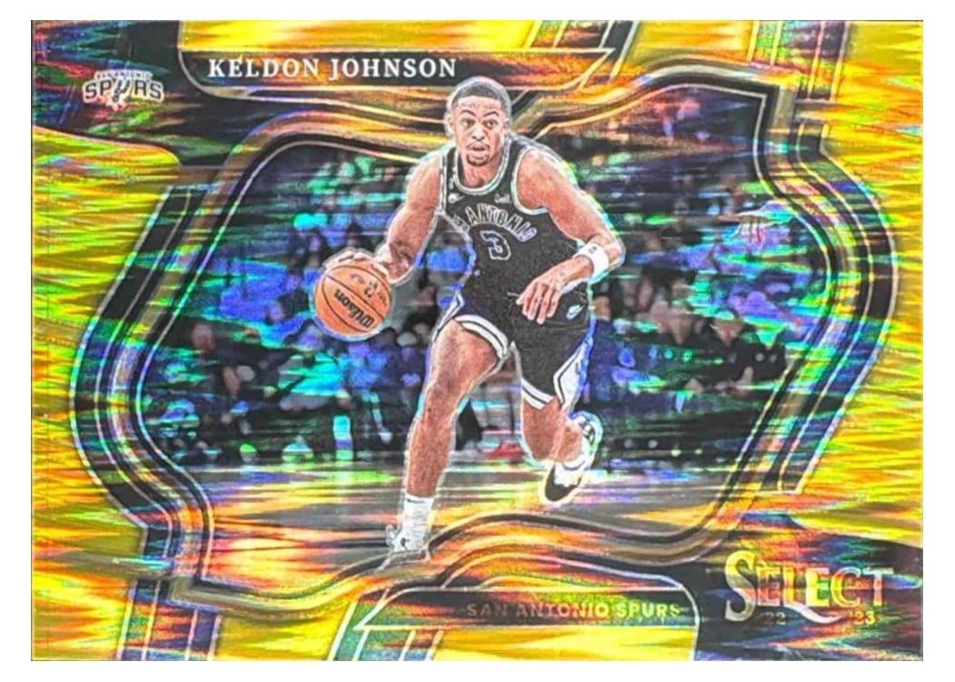 2022-23 Panini Select Base Set Keldon Johnson #254 card