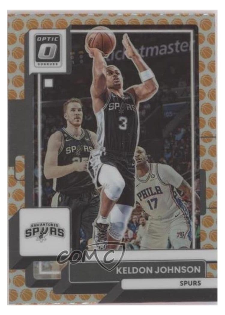 2022 Panini Donruss Optic Keldon Johnson #186 card