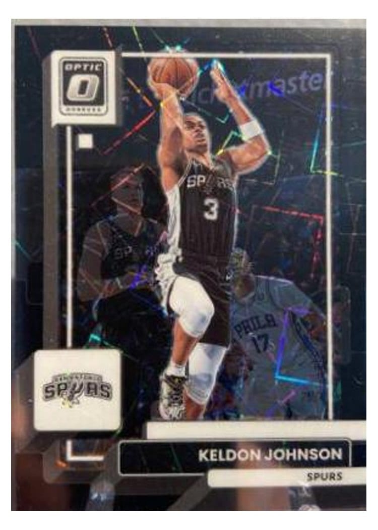 2022 Panini Donruss Optic Keldon Johnson #186 card