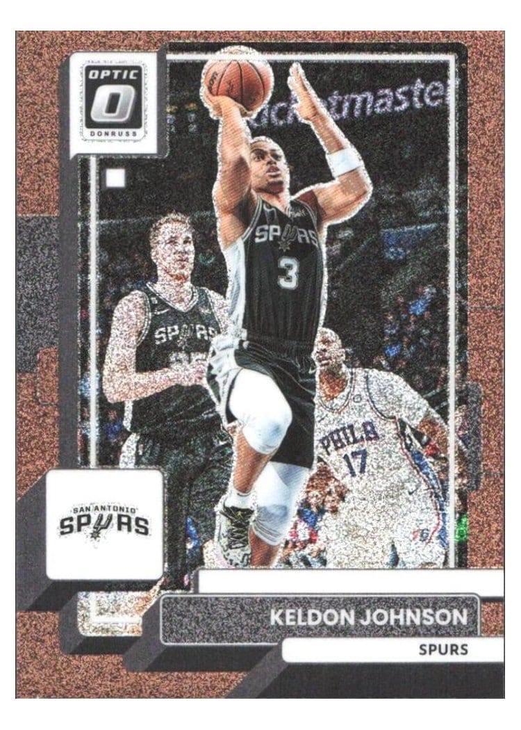 2022 Panini Donruss Optic Keldon Johnson #186 card