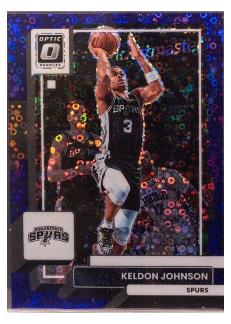 2022 Panini Donruss Optic Keldon Johnson #186 card