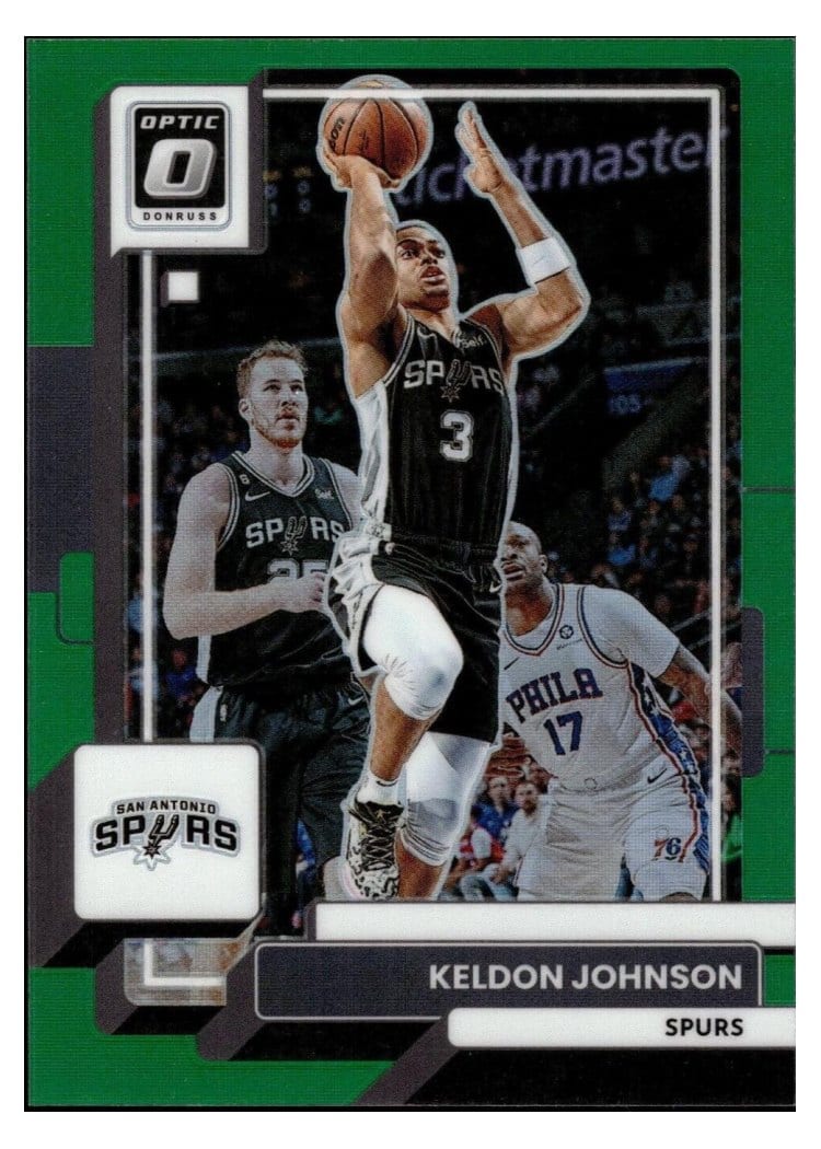 2022 Panini Donruss Optic Keldon Johnson #186 card
