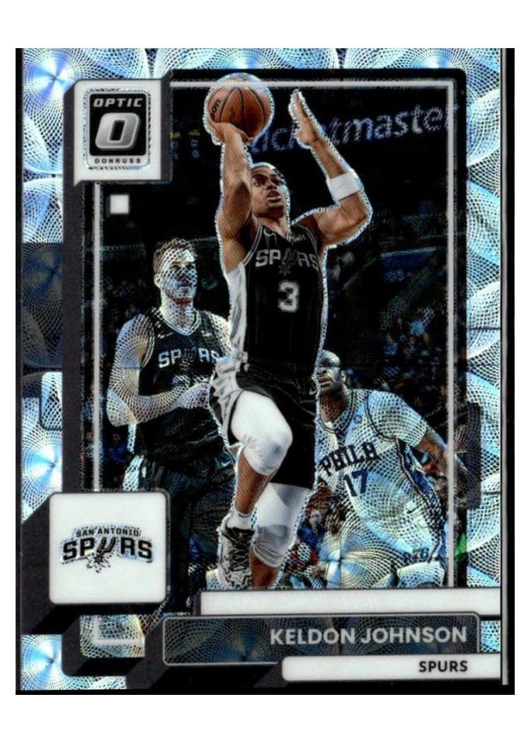 2022 Panini Donruss Optic Keldon Johnson #186 card