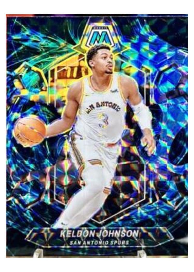 2023-24 Panini Mosaic Base Set Keldon Johnson #119 card