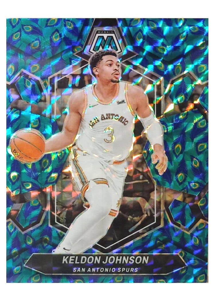 2023-24 Panini Mosaic Base Set Keldon Johnson #119 card