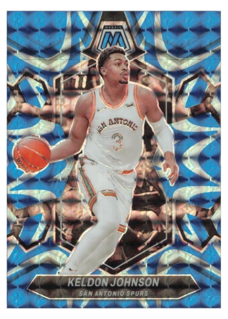 2023-24 Panini Mosaic Base Set Keldon Johnson #119 card