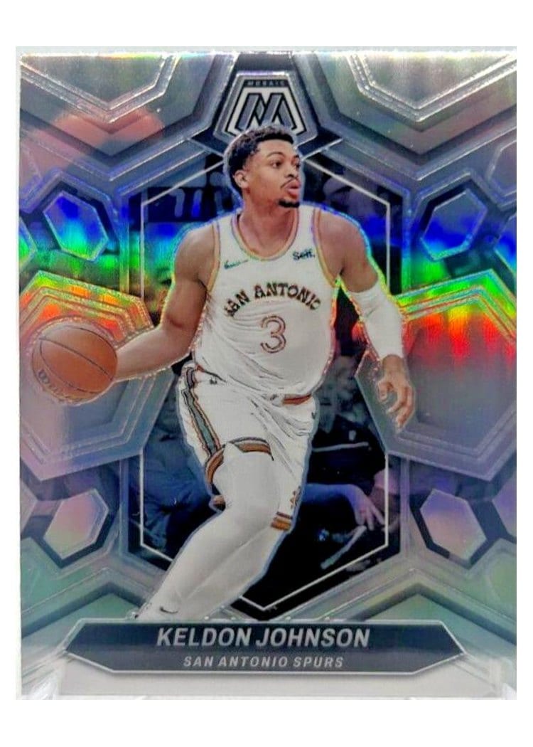 2023-24 Panini Mosaic Base Set Keldon Johnson #119 card