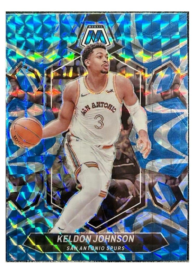 2023-24 Panini Mosaic Base Set Keldon Johnson #119 card