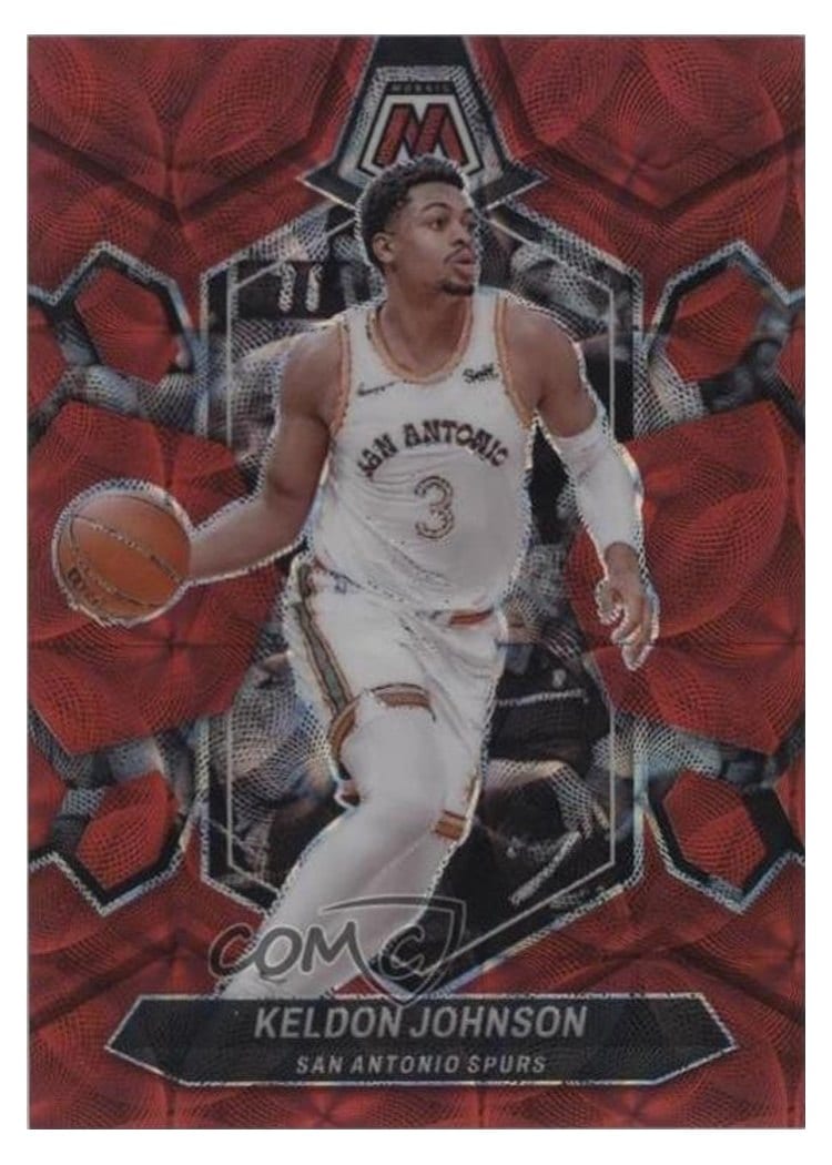 2023-24 Panini Mosaic Base Set Keldon Johnson #119 card