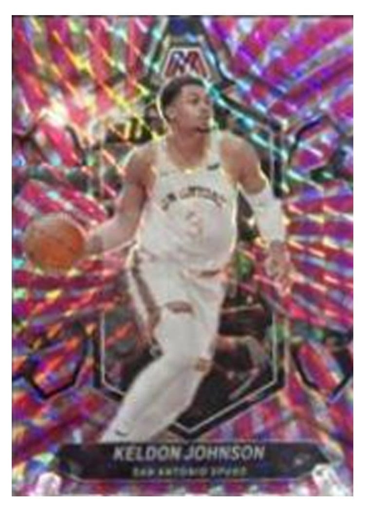 2023-24 Panini Mosaic Base Set Keldon Johnson #119 card
