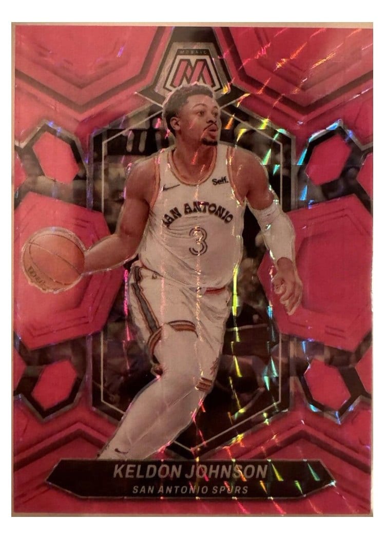 2023-24 Panini Mosaic Base Set Keldon Johnson #119 card