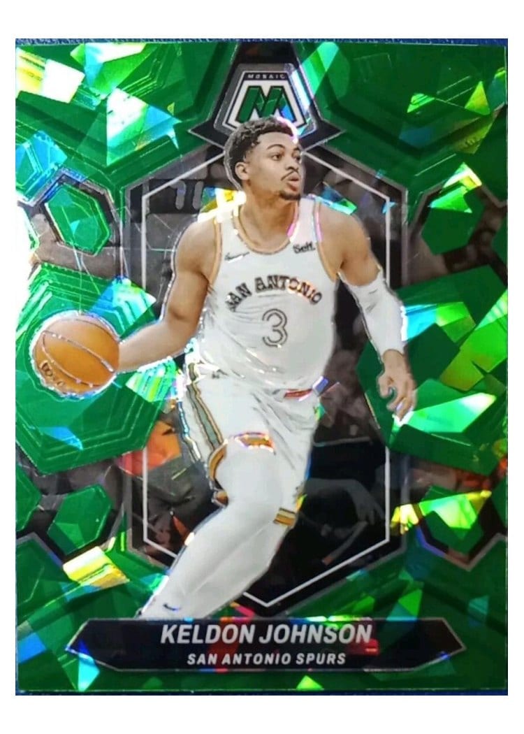 2023-24 Panini Mosaic Base Set Keldon Johnson #119 card