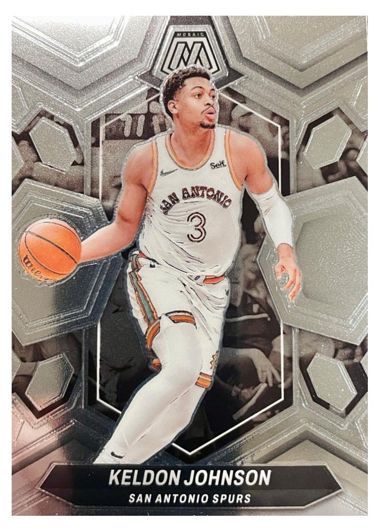 2023-24 Panini Mosaic Base Set Keldon Johnson #119 card