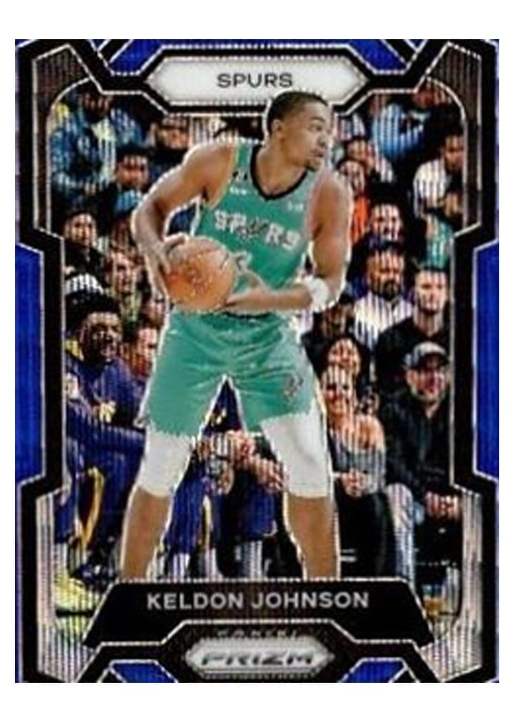 2023-24 Panini Prizm Base Set Keldon Johnson #82 card