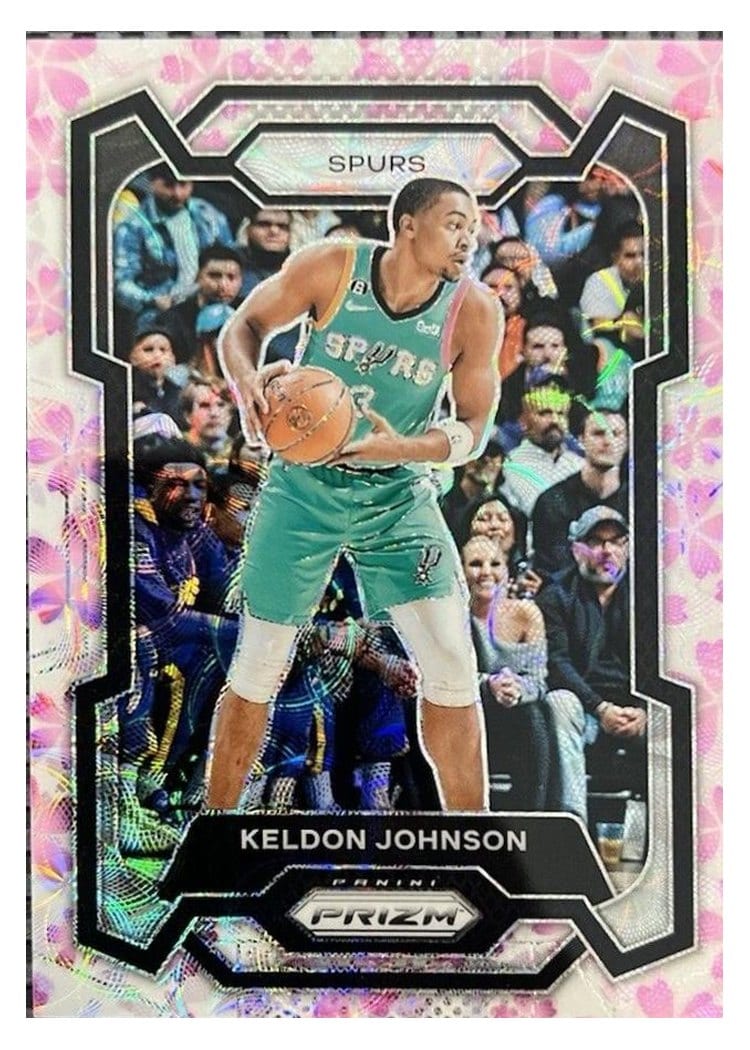 2023-24 Panini Prizm Base Set Keldon Johnson #82 card