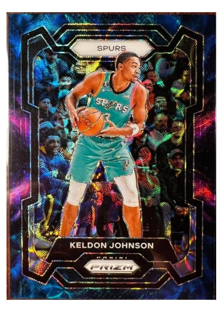 2023-24 Panini Prizm Base Set Keldon Johnson #82 card