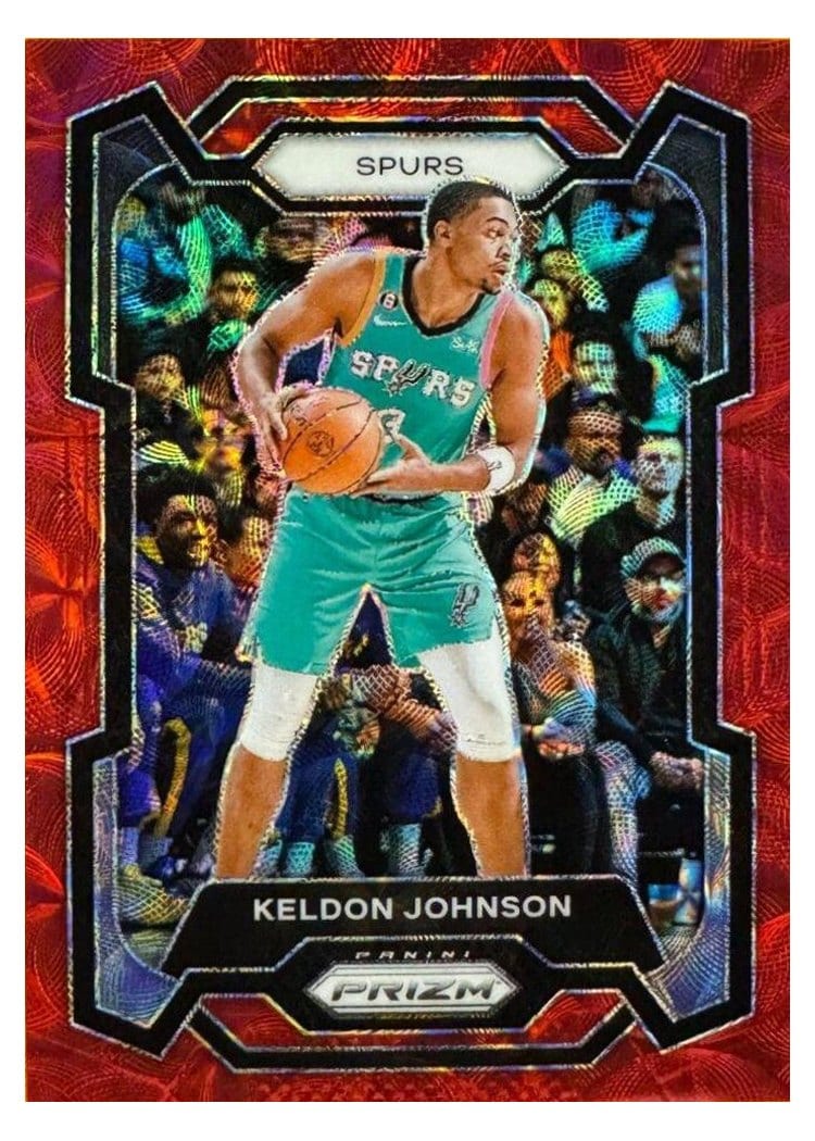 2023-24 Panini Prizm Base Set Keldon Johnson #82 card