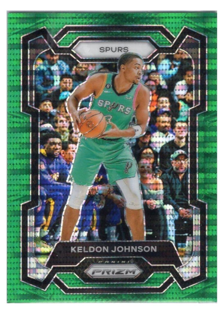 2023-24 Panini Prizm Base Set Keldon Johnson #82 card